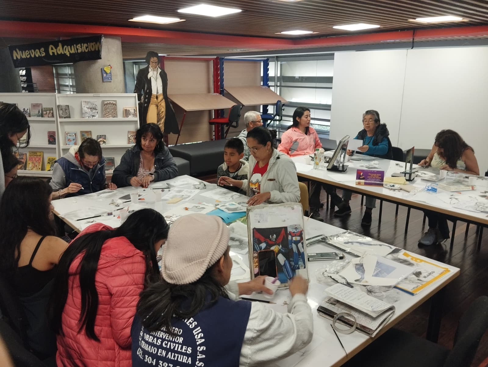 Taller arte juvenil: ilustración monocroma